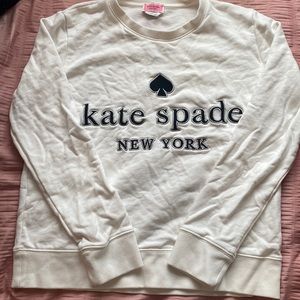 Kate spade size small white crewneck
